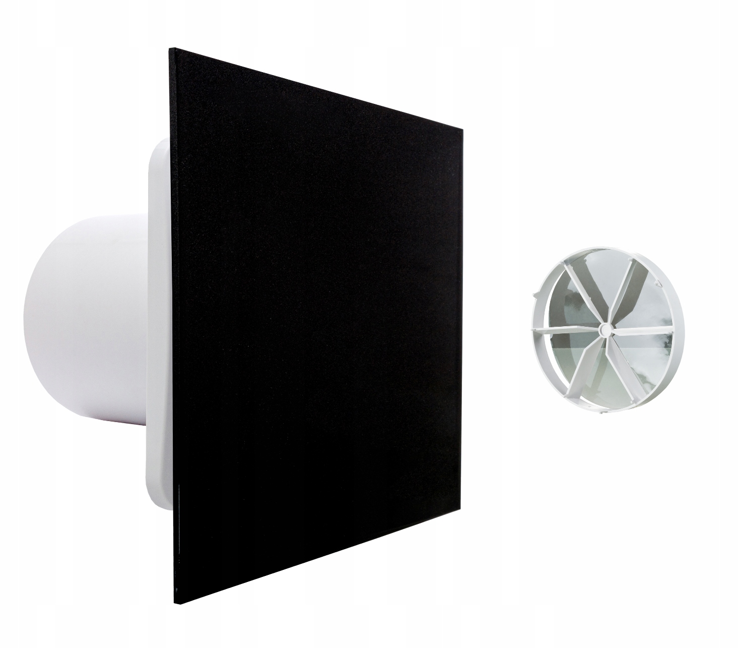 Ventika KLIQ100BASEH + KLIQFP180CHROME ventilátor do kúpeľne 100 mm